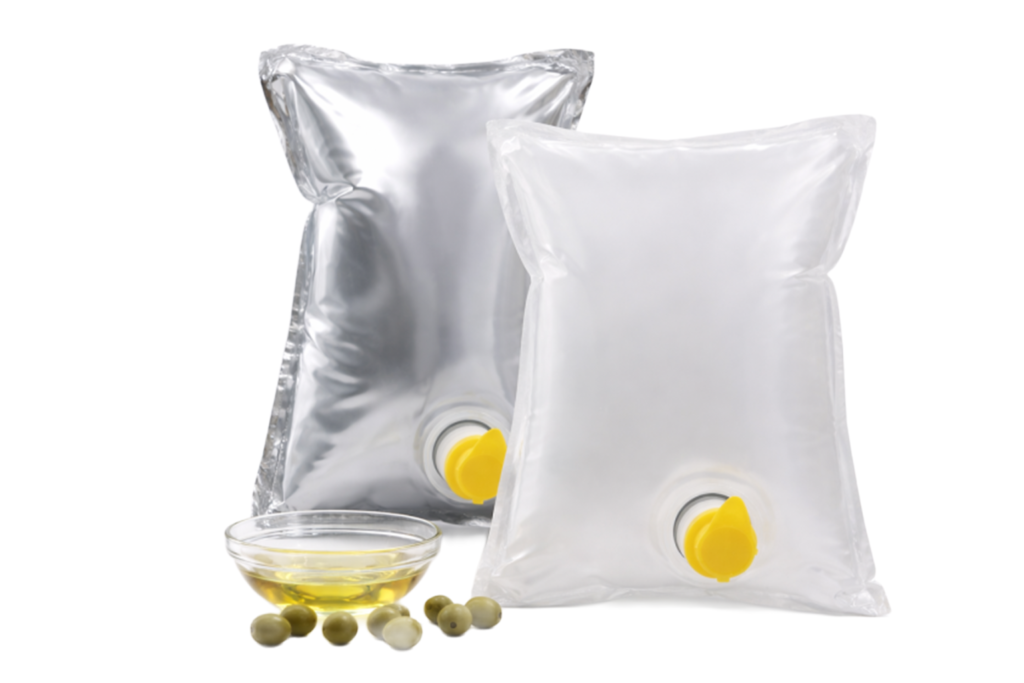Bag in box packaging for oil
